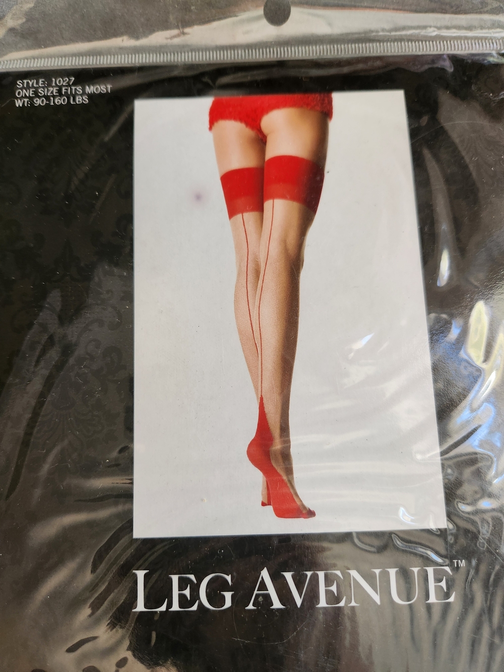 Red Thigh High Pantyhose - Nylons - Stockings - Hosiery by Leg Avenue
